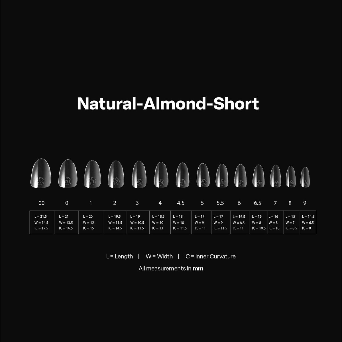 APRES Gel-X Almond Soft Gel Nail Tips, Natural Short, 280 Count