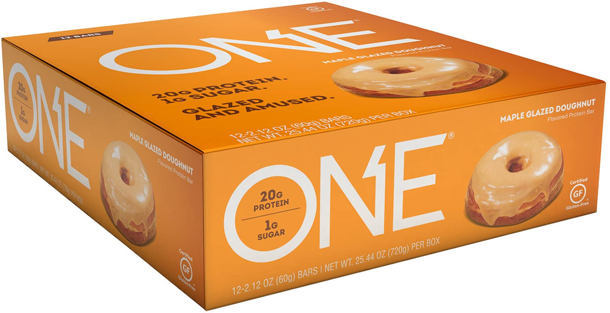 ONE Protein Bars, Maple Glazed Doughnut, 12 x 60 g