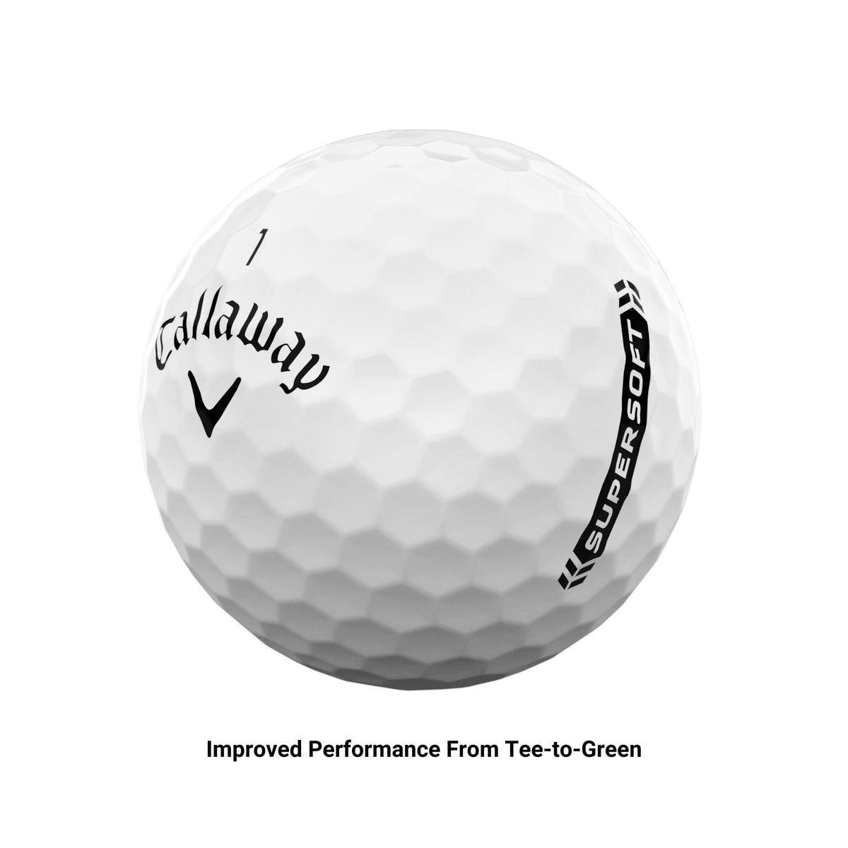 Callaway Supersoft Golf Balls, 2023, White