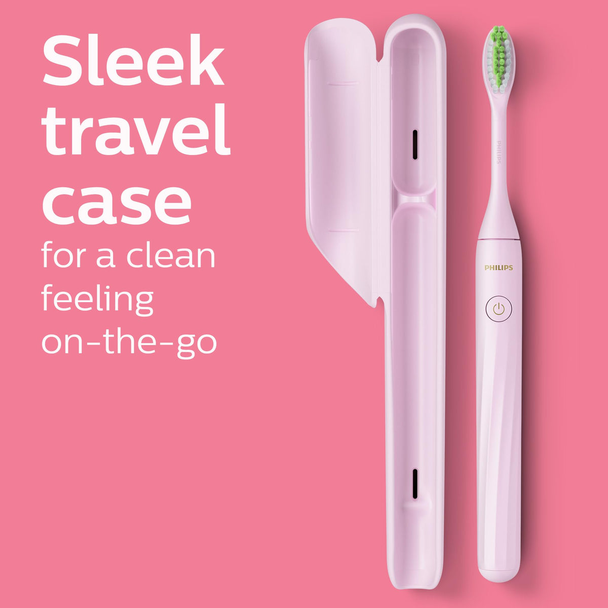 Philips One by Sonicare Battery Toothbrush, Pink, HY1100/06