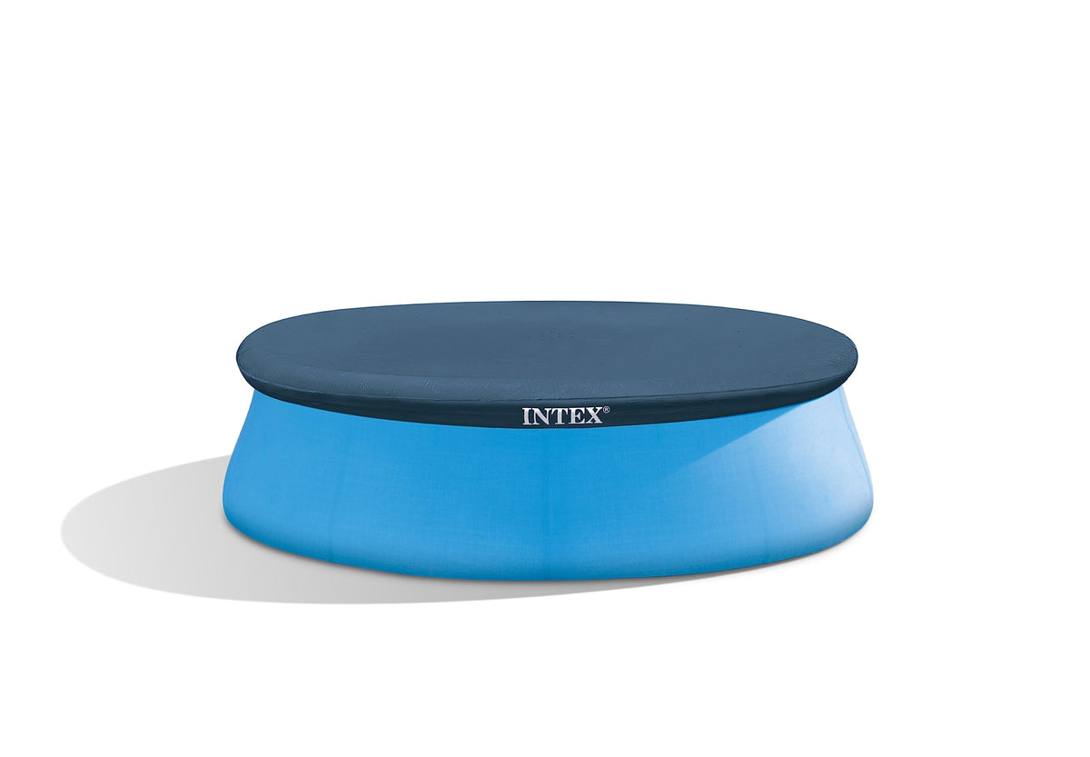 Intex 28020E Easy Set Pool Cover, 8 ft