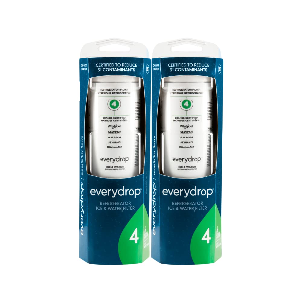 EveryDrop Refrigerator Water Filter 4, EDR4RXD1B, 2 Pack