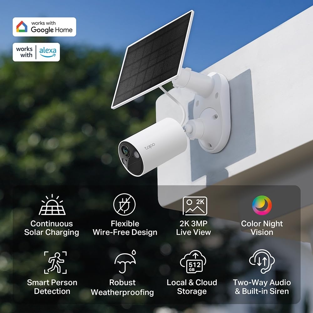 TP-Link Tapo C410 KIT Solar-Powered 2K Security Camera