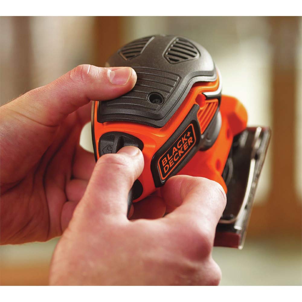 Black+Decker 2.0 Amp 1/4 Sheet Orbital Sander (BDEQS300)