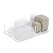 Umbra Peggy Kitchen Drawer Organizer Tray, Adjustable, White