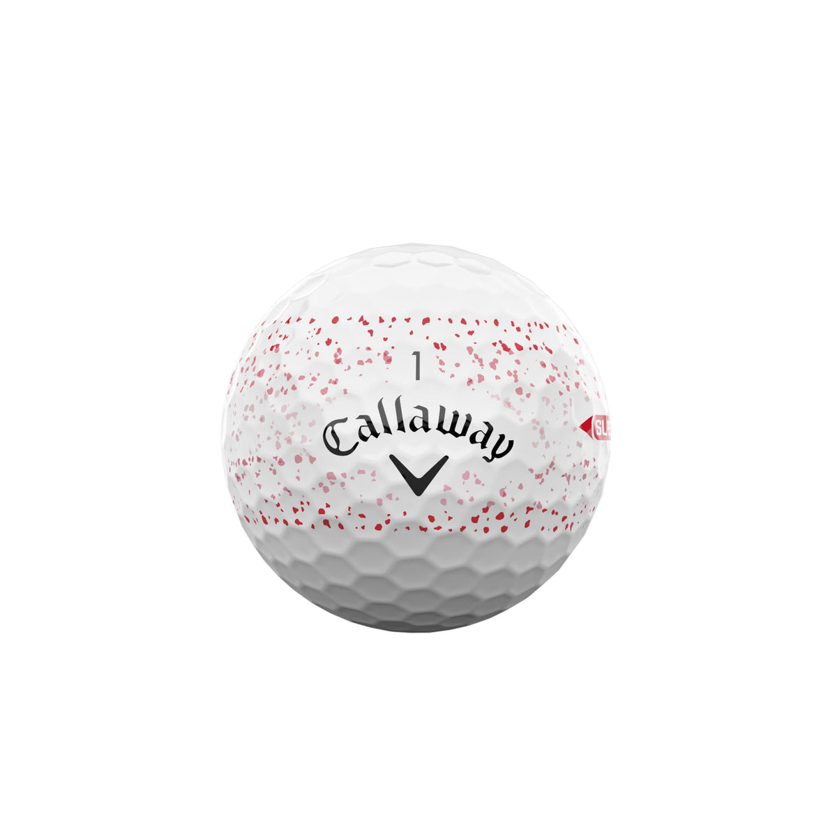 Callaway Supersoft Golf Balls, 2025, Red Splatter