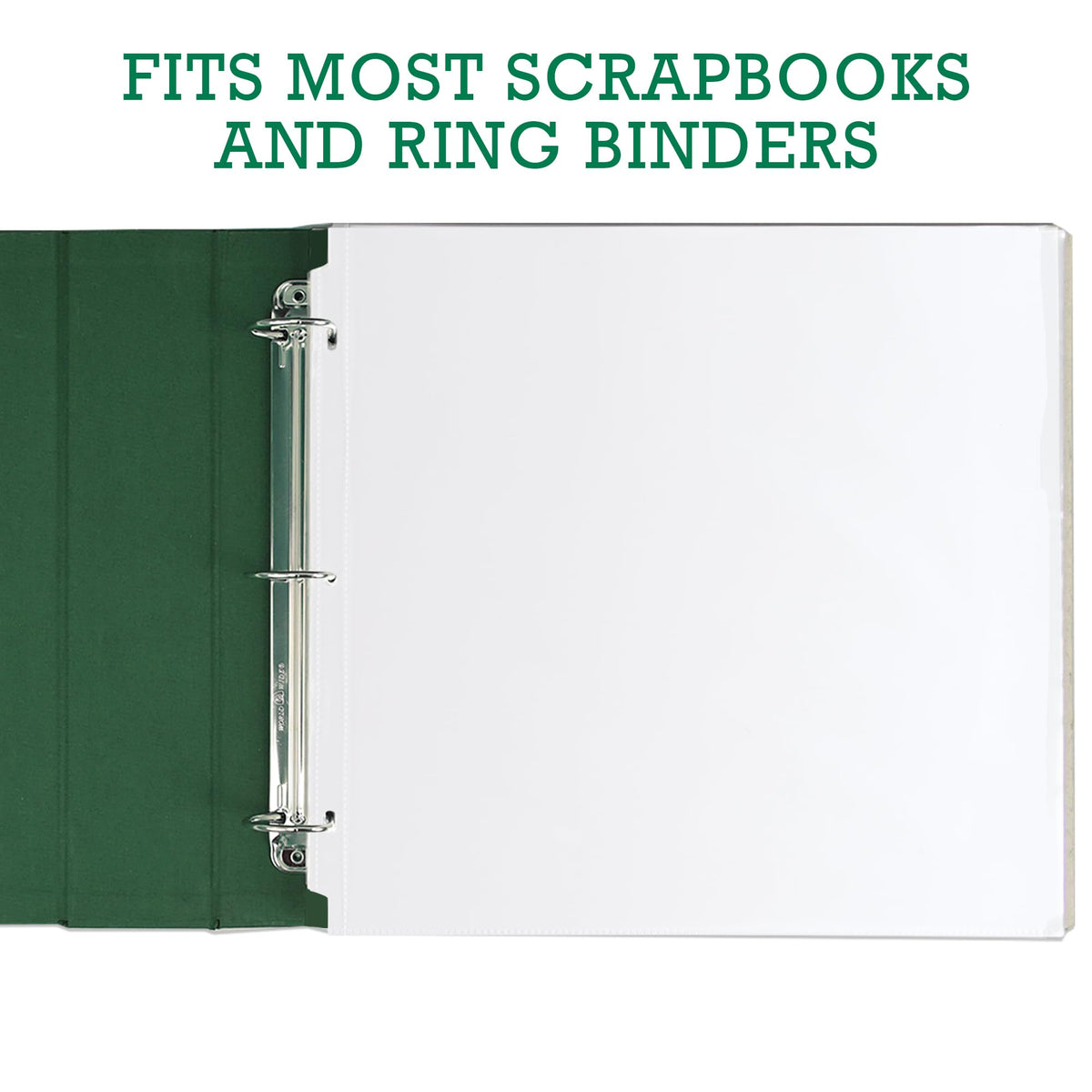 Samsill Scrapbook Refill Pages, 12x12 Inch, 50 Pack