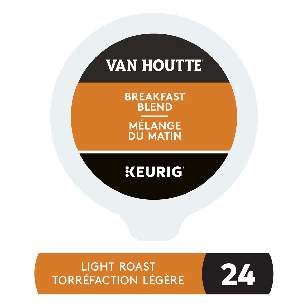 Van Houtte Breakfast Blend K-Cup Coffee Pods, 24 Count