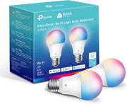 Kasa Smart WiFi Colour Changing Light Bulbs, A19, 2-Pack (KL125P2)