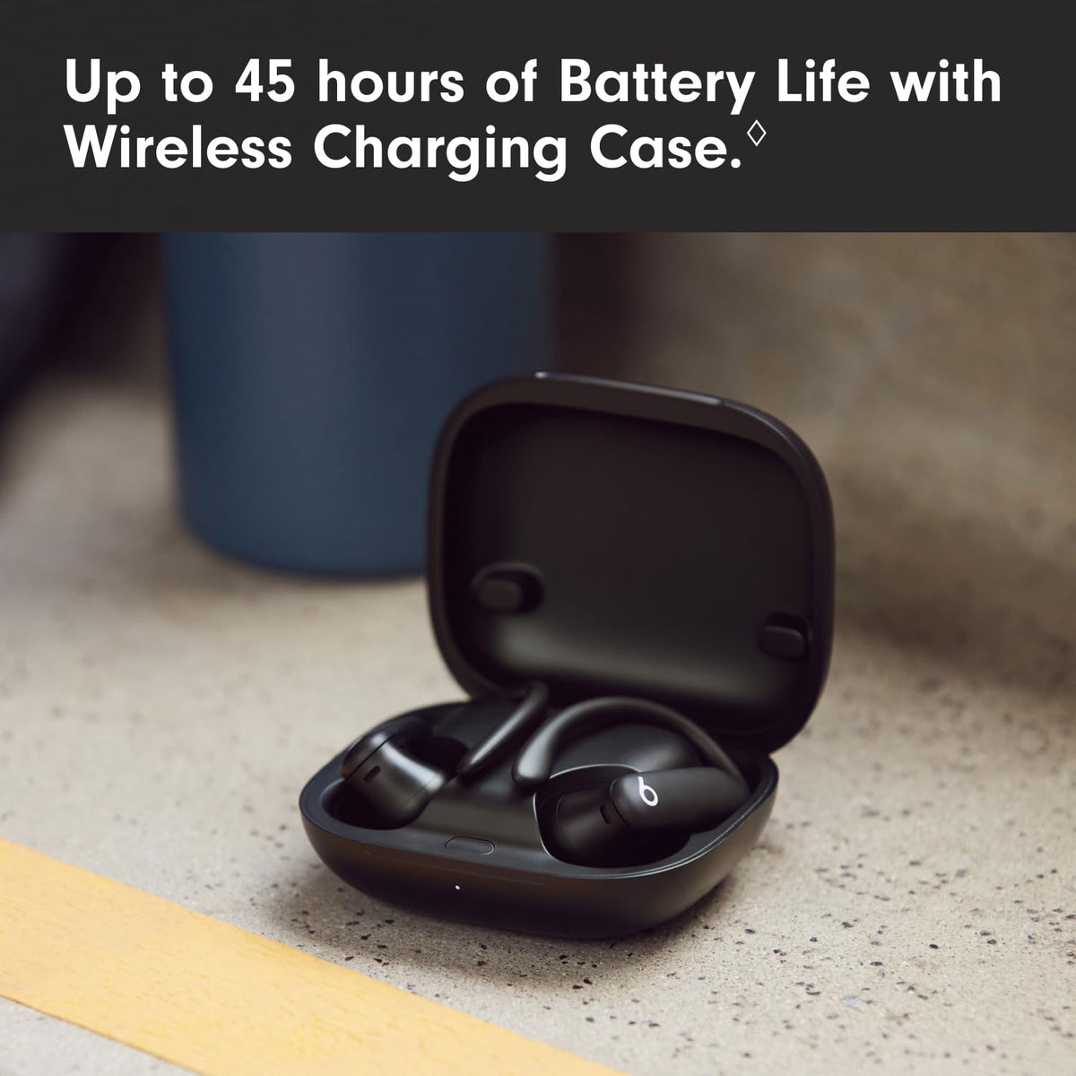 Beats Powerbeats Pro 2 Wireless Earbuds, Noise Cancelling, Jet Black