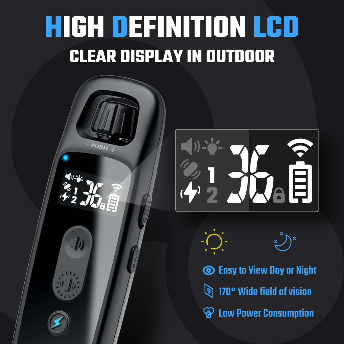 ABBIDOT T30 Dog Training Collar with Remote, 3300 ft