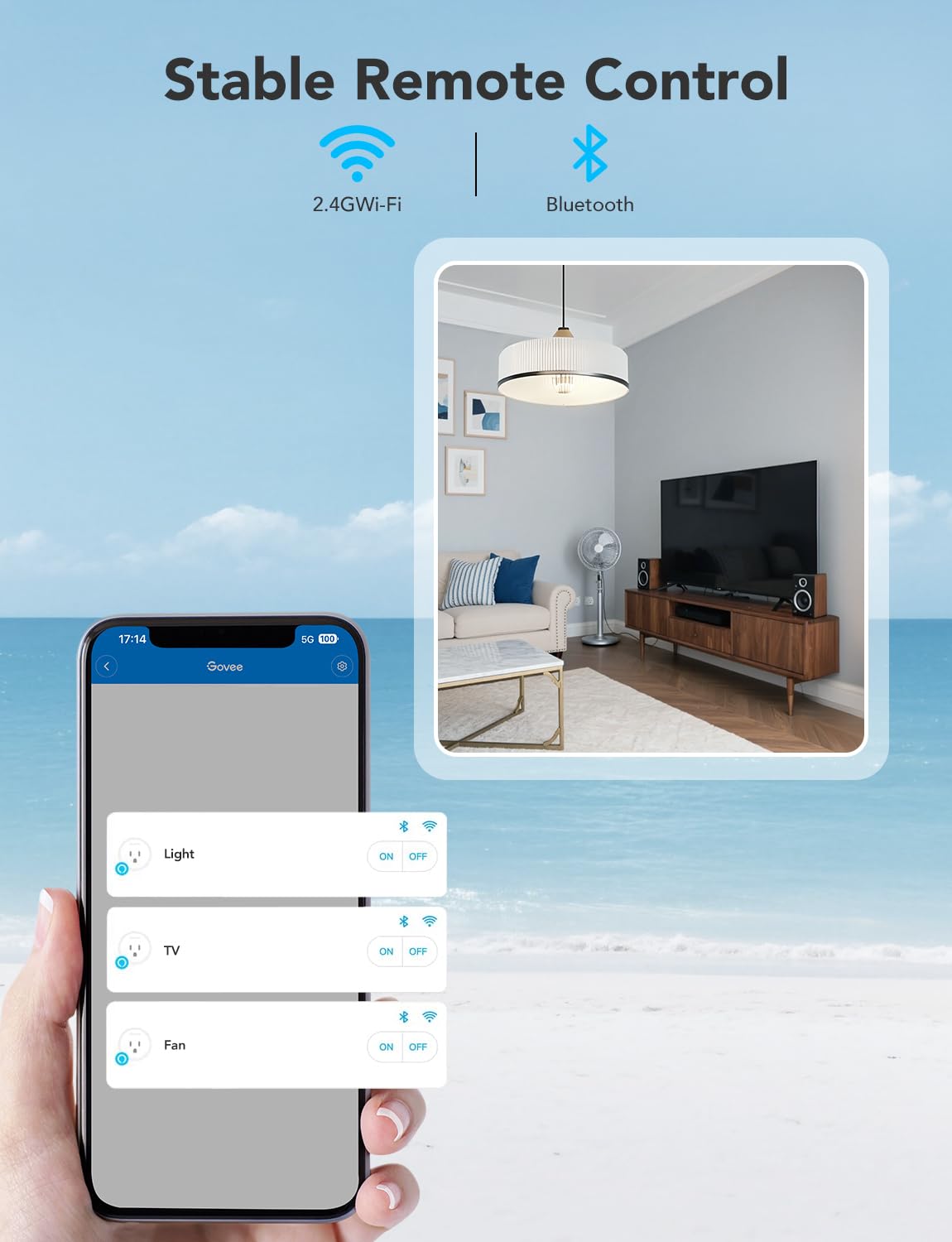 Govee WiFi Bluetooth Smart Plug (4 Pack)