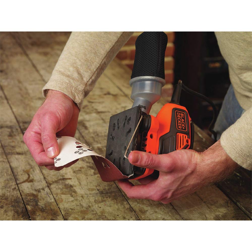 Black+Decker 2.0 Amp 1/4 Sheet Orbital Sander (BDEQS300)