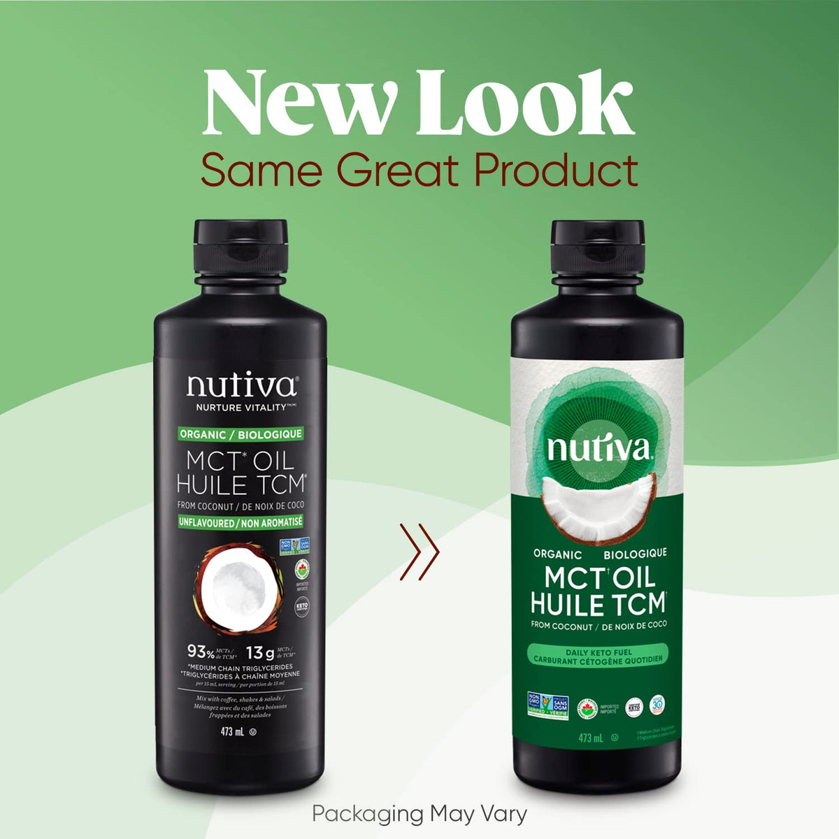 Nutiva Organic MCT Oil, Unflavoured, 473 mL