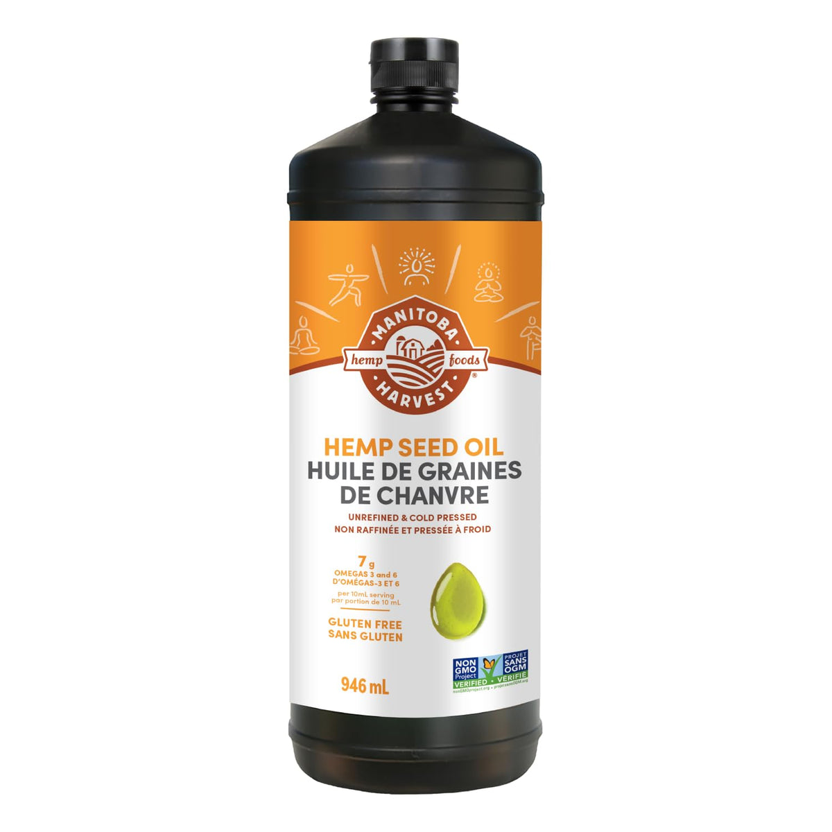 Manitoba Harvest Hemp Seed Oil, 946 ml