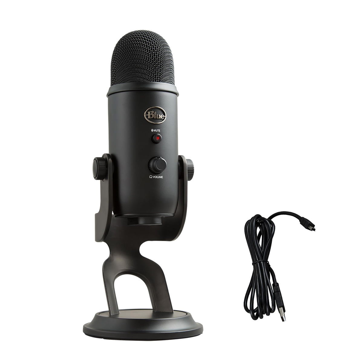 Logitech for Creators Blue Yeti USB Microphone, Blackout