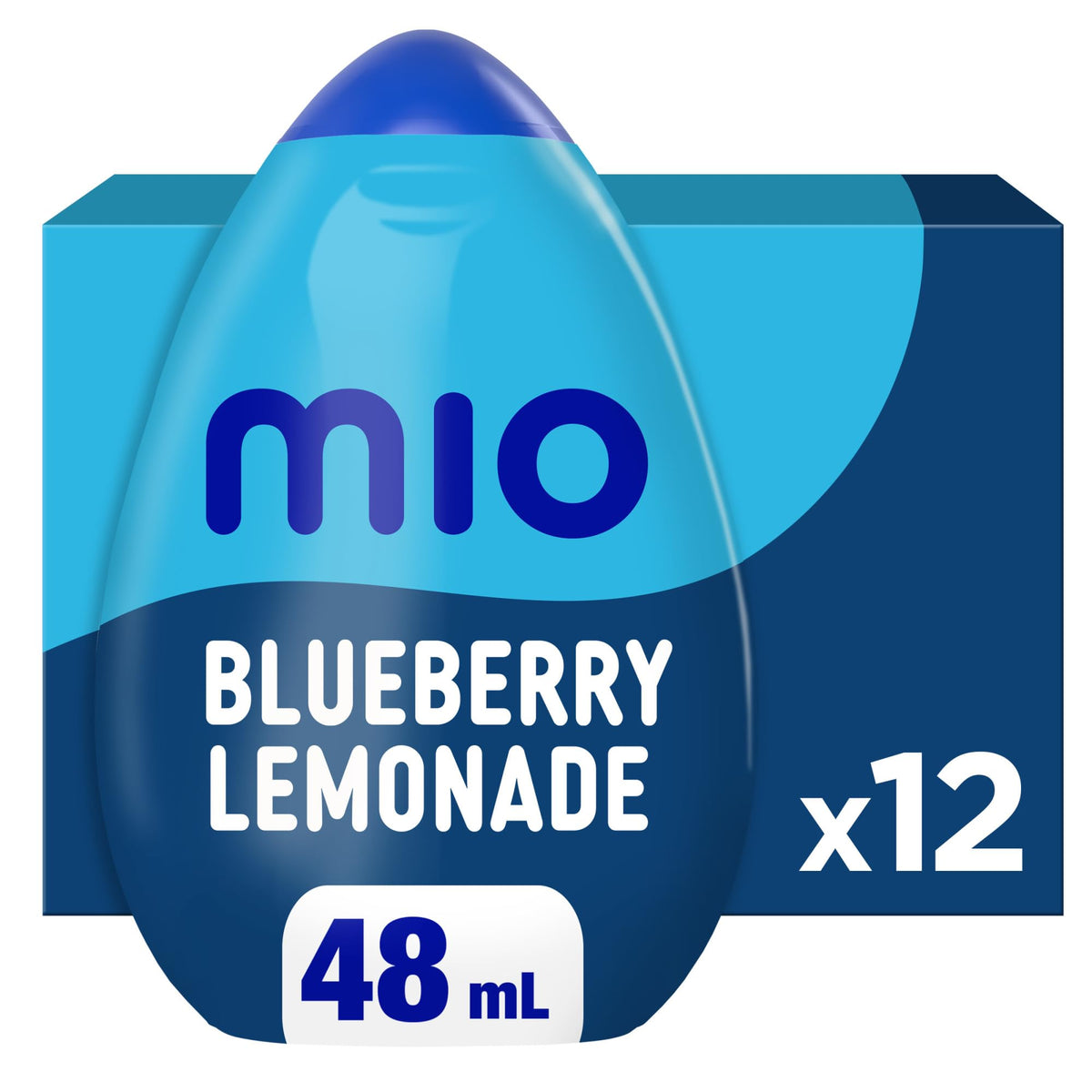 Mio Blueberry Lemonade Liquid Water Enhancer, 48 mL, Pack of 12