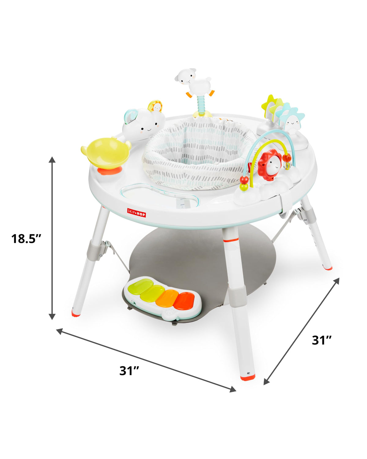 Skip Hop Baby Activity Center, 3-Stage, Silver Lining Cloud