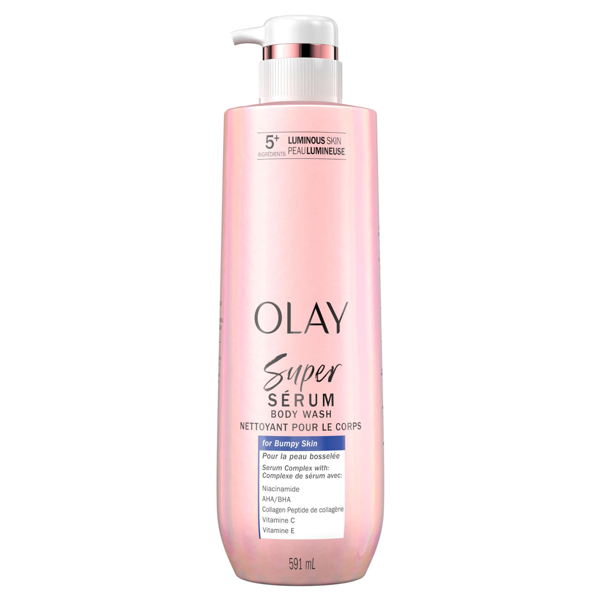 Olay Super Serum Body Wash for Bumps & Uneven Texture, 591 ml