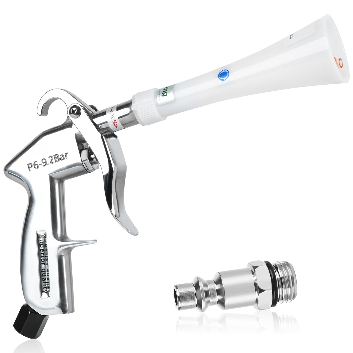 Phepetroll Air Blow Gun with Tapered Nozzle for Car Detailing