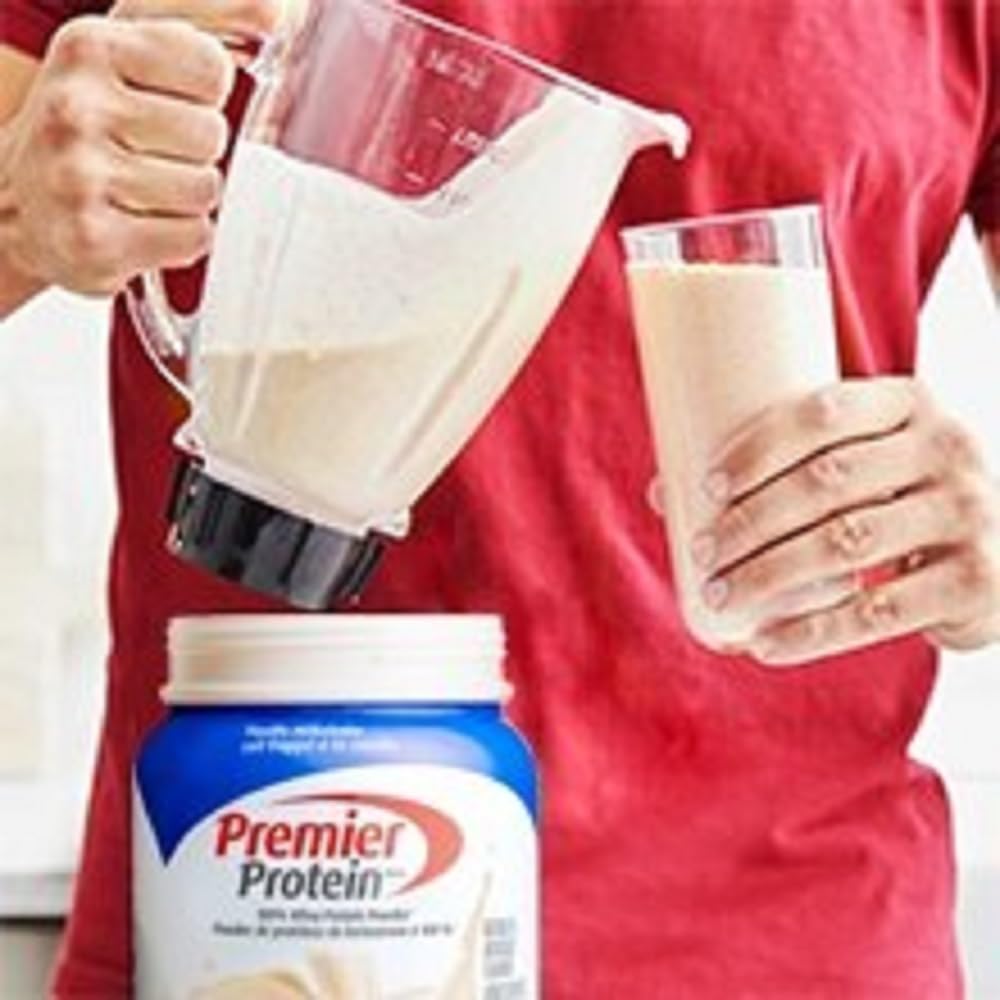 Premier Protein 100% Whey Protein Powder, Vanilla Milkshake, 663 g