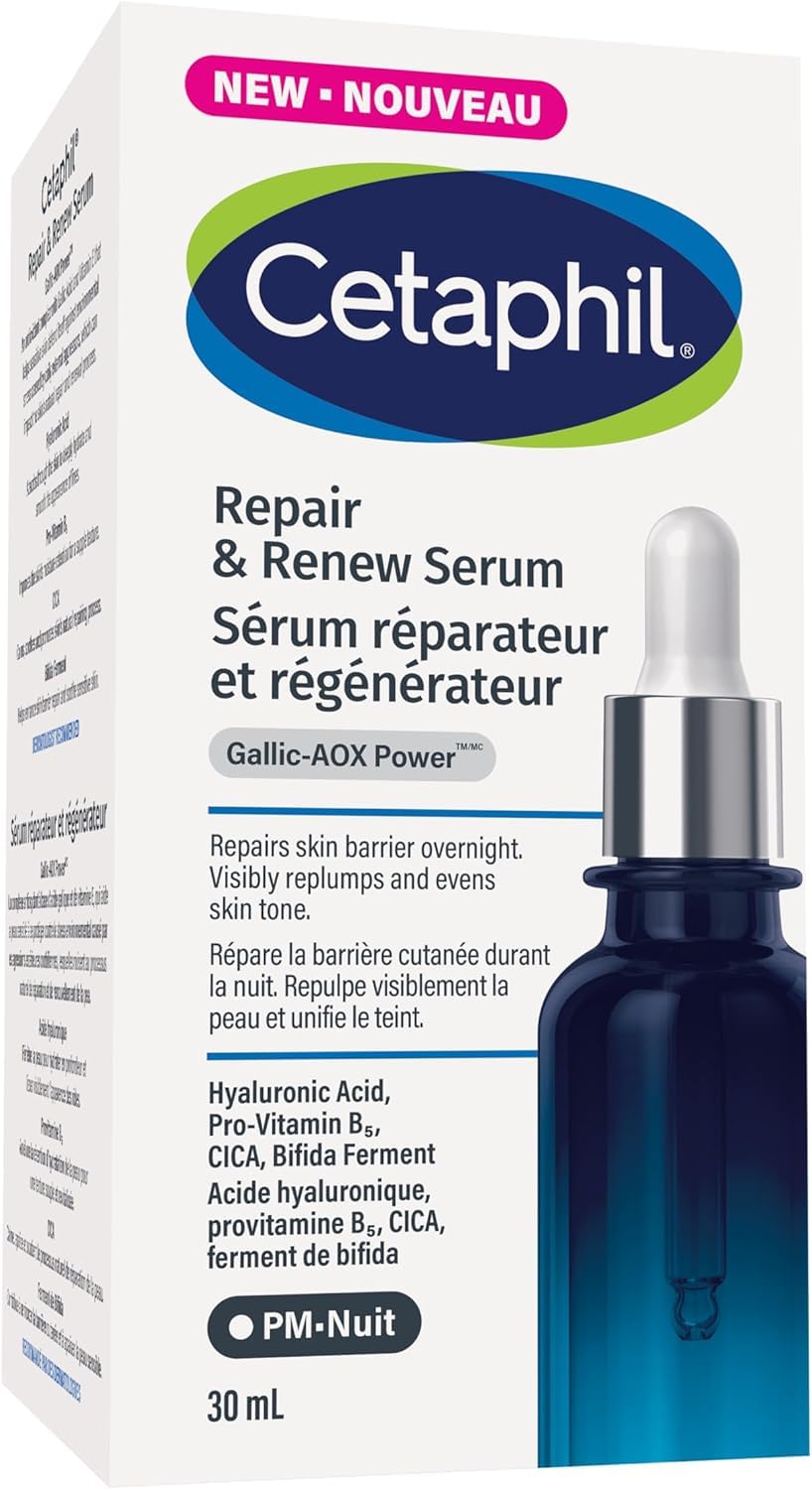 Cetaphil Repair and Renew Night Serum, 1 Fl Oz