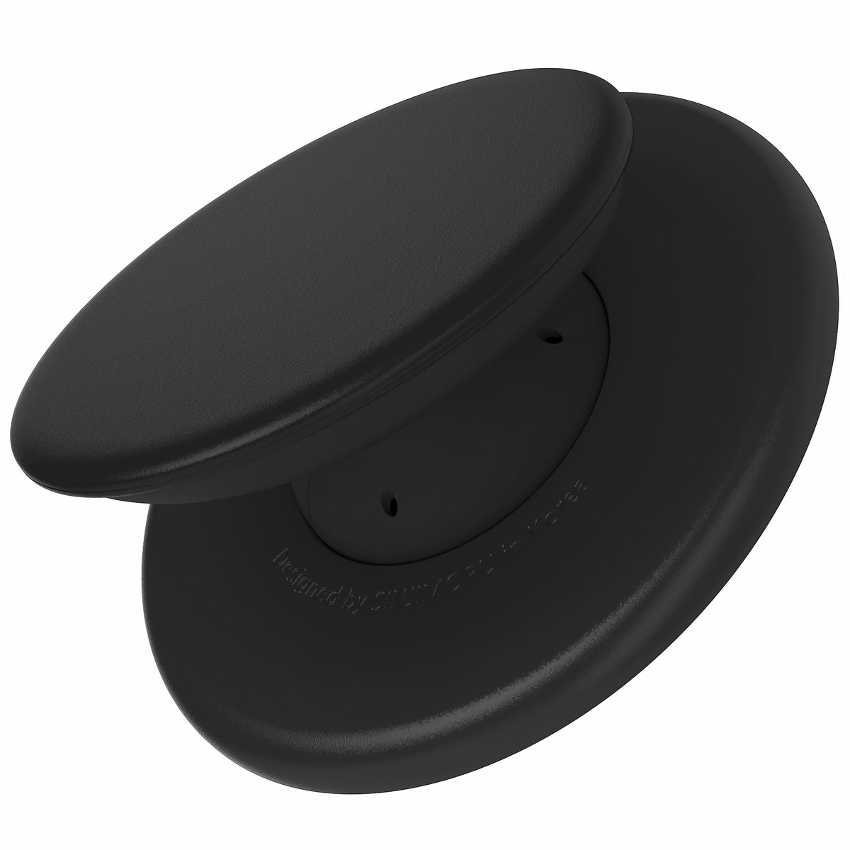 Sinjimoru M-Tap Tok MagSafe Silicone Phone Grip, Black