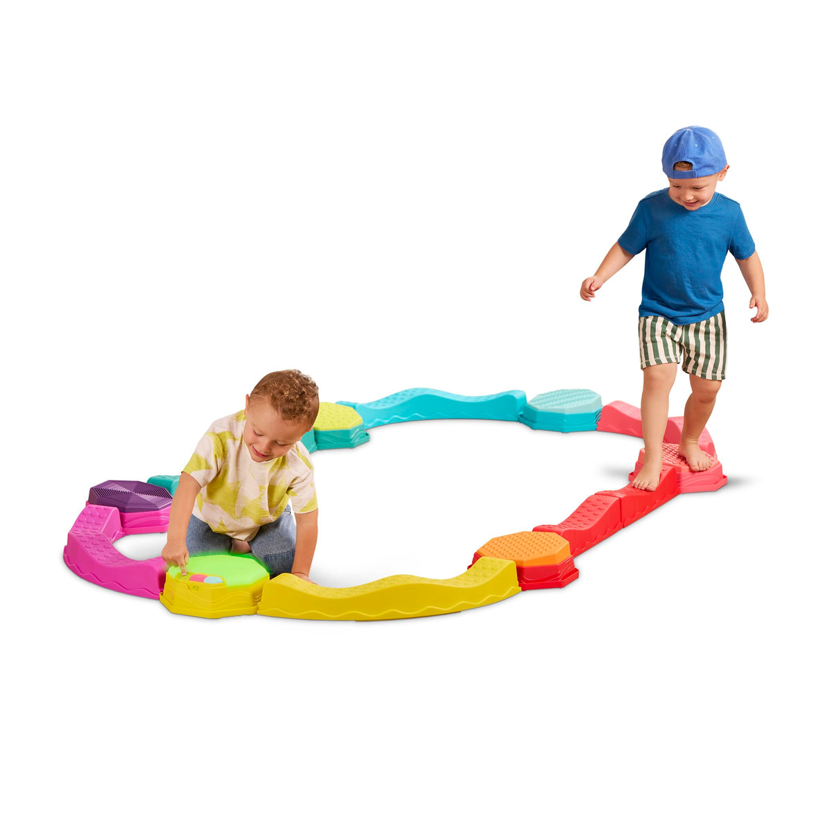 B. toys Balance Beam Set, Musical Wavy Beams, Summer