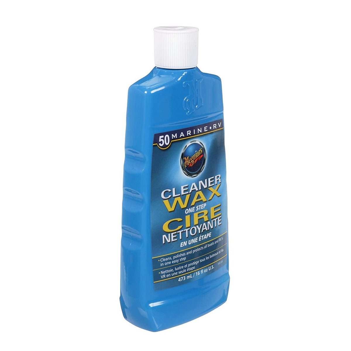 Meguiar's M50C Marine/RV One Step Cleaner Wax, Liquid, M5016C
