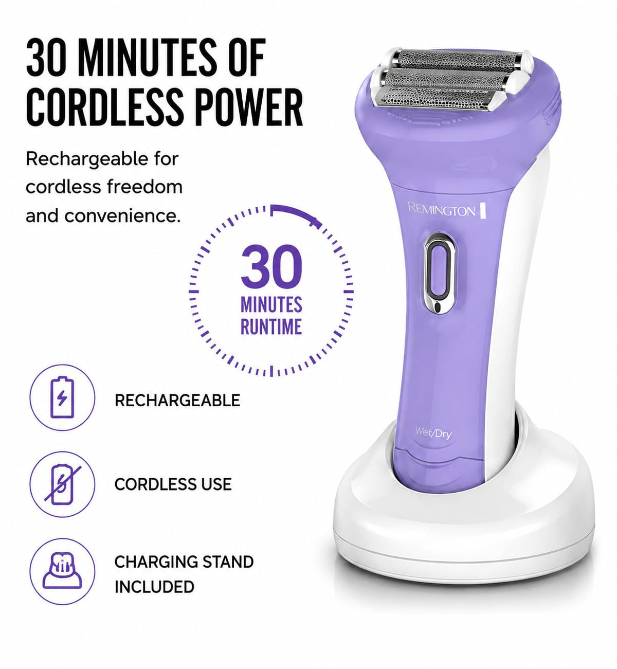 Remington Smooth & Silky Women's Electric Shaver