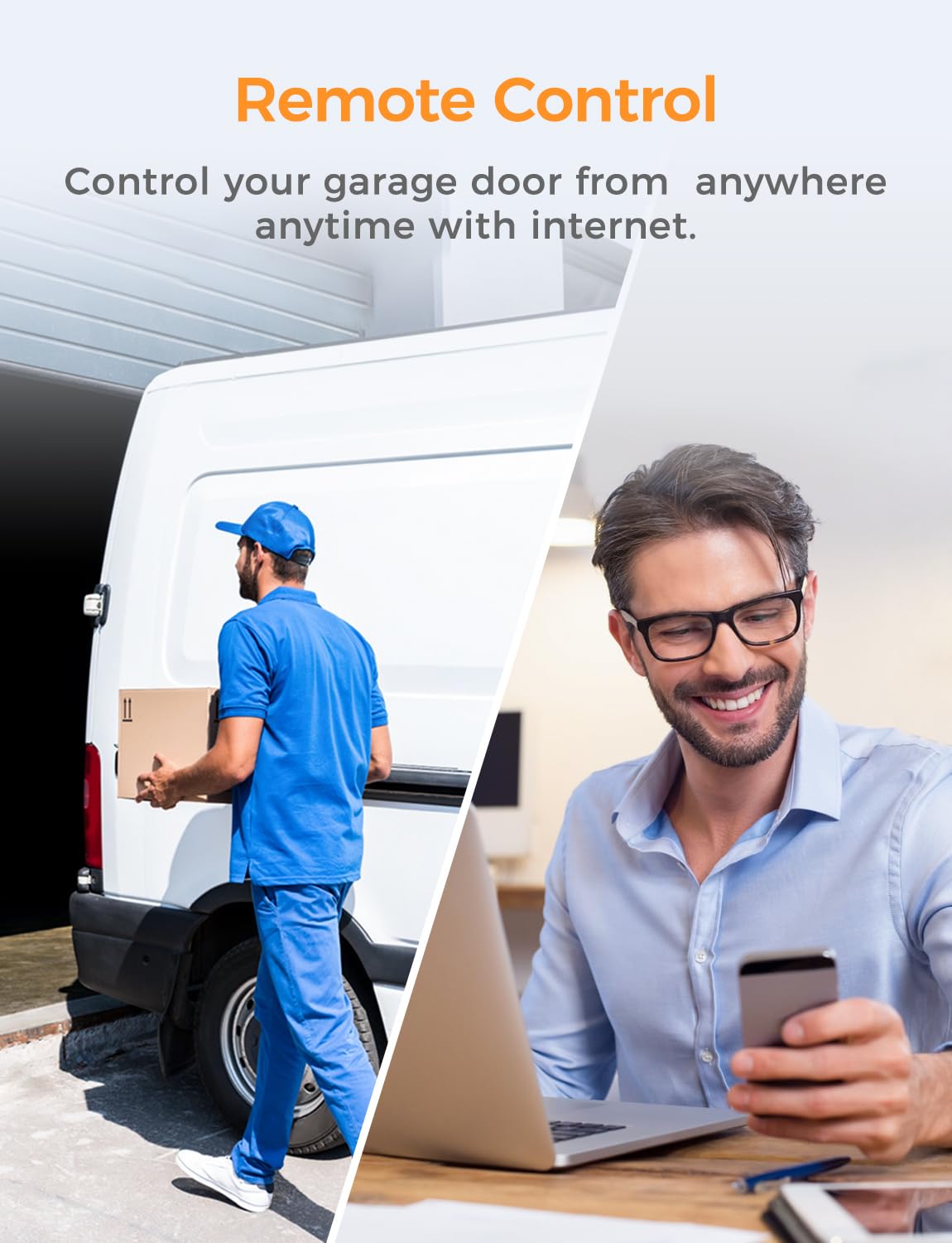 Refoss Smart Wi-Fi Garage Door Opener, Apple HomeKit