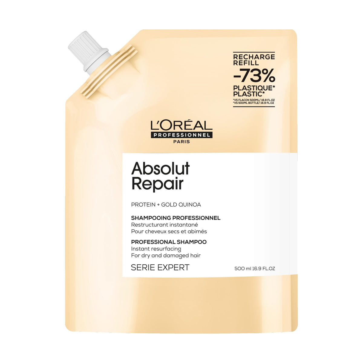 L'Oréal Professionnel Absolut Repair Shampoo Refill, 500 ml