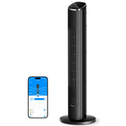 GoveeLife Black Tower Fan for Bedroom