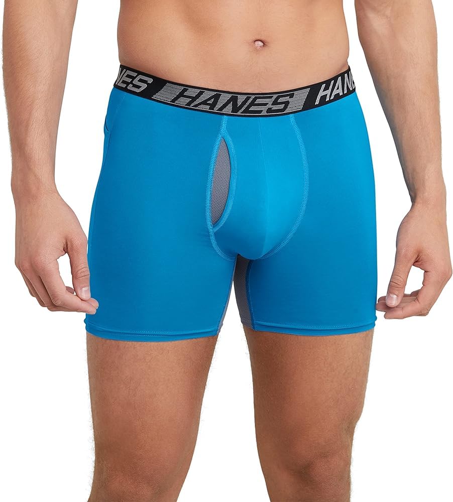 Hanes X-Temp Total Support Pouch Boxer Briefs, 3 Pack, Large