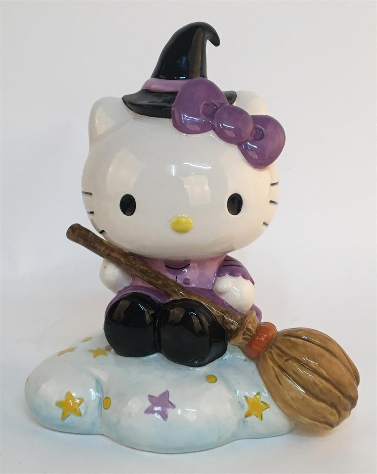 Blue Sky Clayworks Hello Kitty Flying Witch Figurine, 7 Inch, 23546