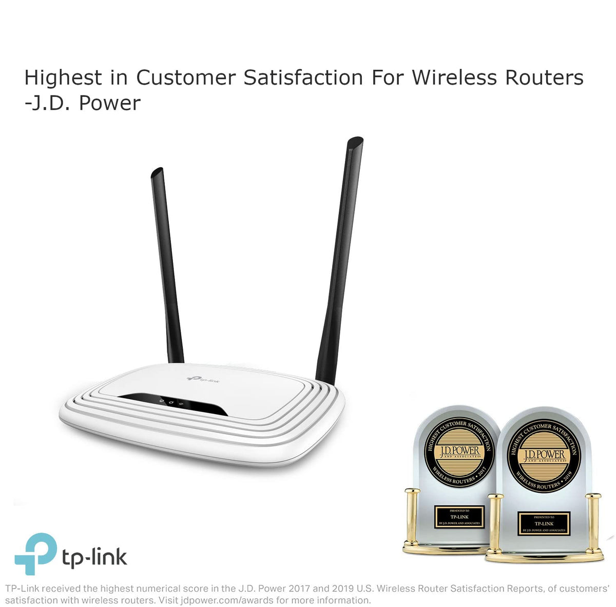 TP-Link N300 WiFi Router, TL-WR841N, 2 x 5dBi Antennas, 300Mbps