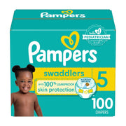 Pampers Swaddlers Diapers, Size 5, 100 Count
