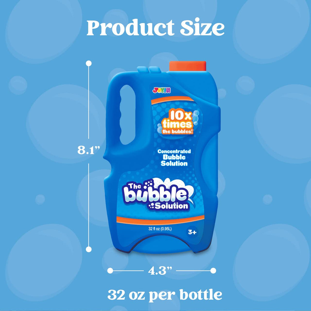 JOYIN Concentrated Bubble Solution Refill, 32 oz