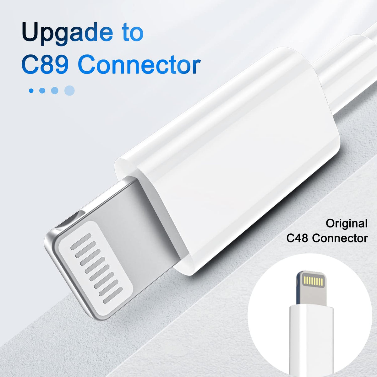 iPhone Lightning Cable, 6FT, 4 Pack