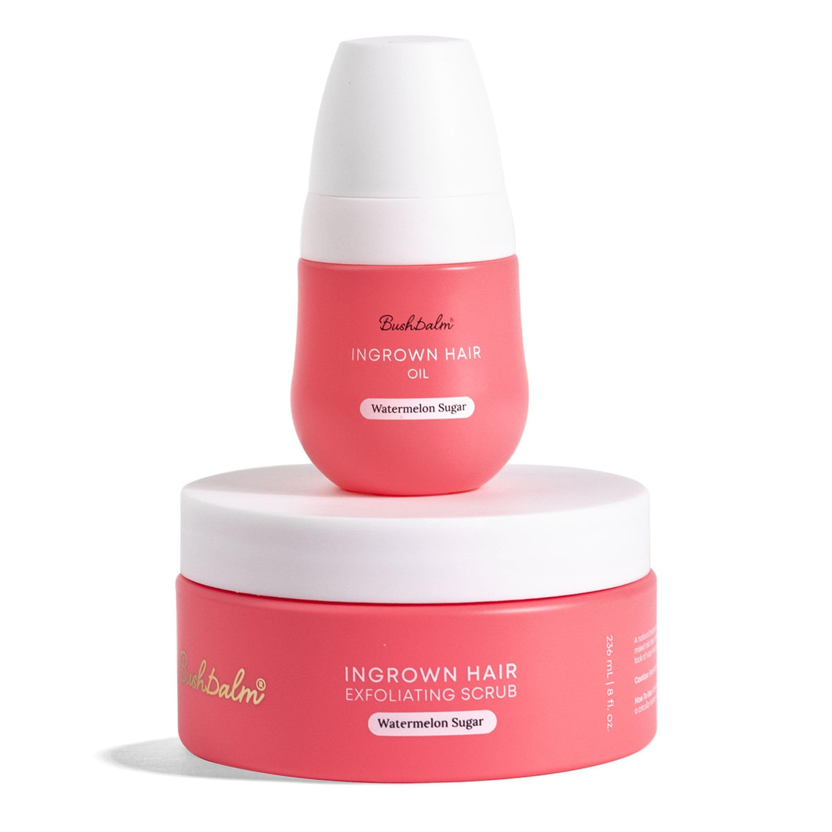 Bushbalm Ingrown Hair 2-Step Routine, Watermelon Sugar