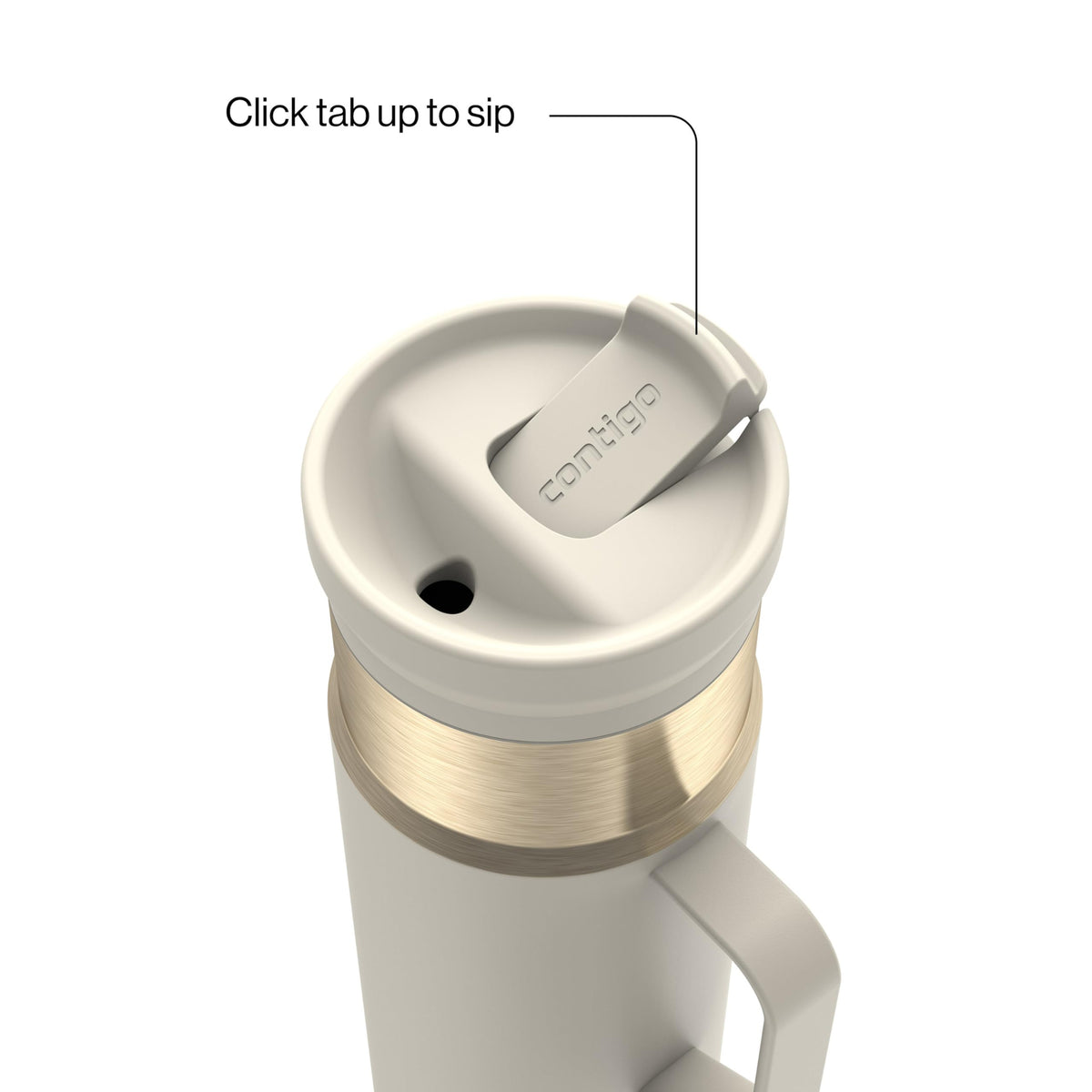 Contigo SnapSeal Travel Mug with Side Handle, 20oz
