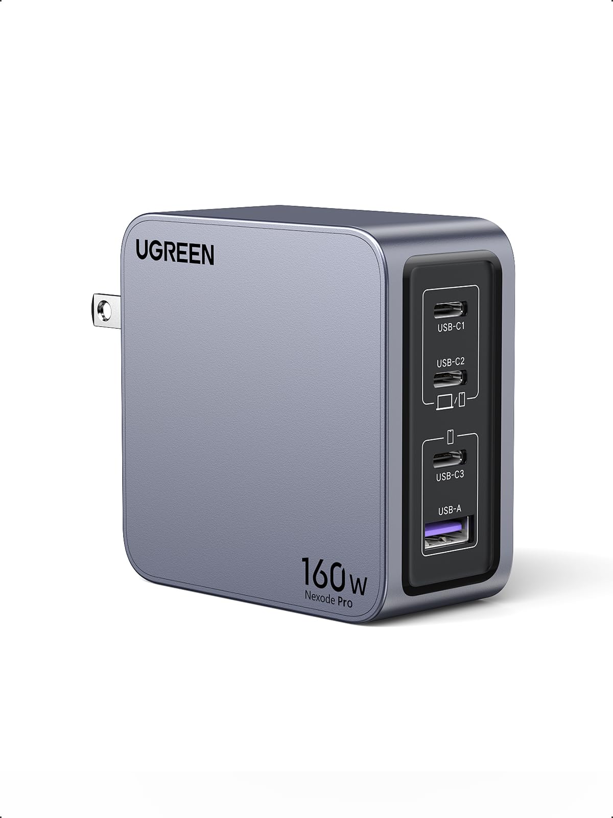 UGREEN Nexode Pro 160W USB C Charger, 4-Port GaN