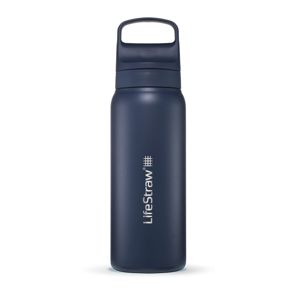LifeStraw Go Series Insulated Water Filter Bottle, 24oz, Aegean Sea