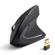 Anker 2.4G Wireless Vertical Ergonomic Mouse, 5 Buttons, Black