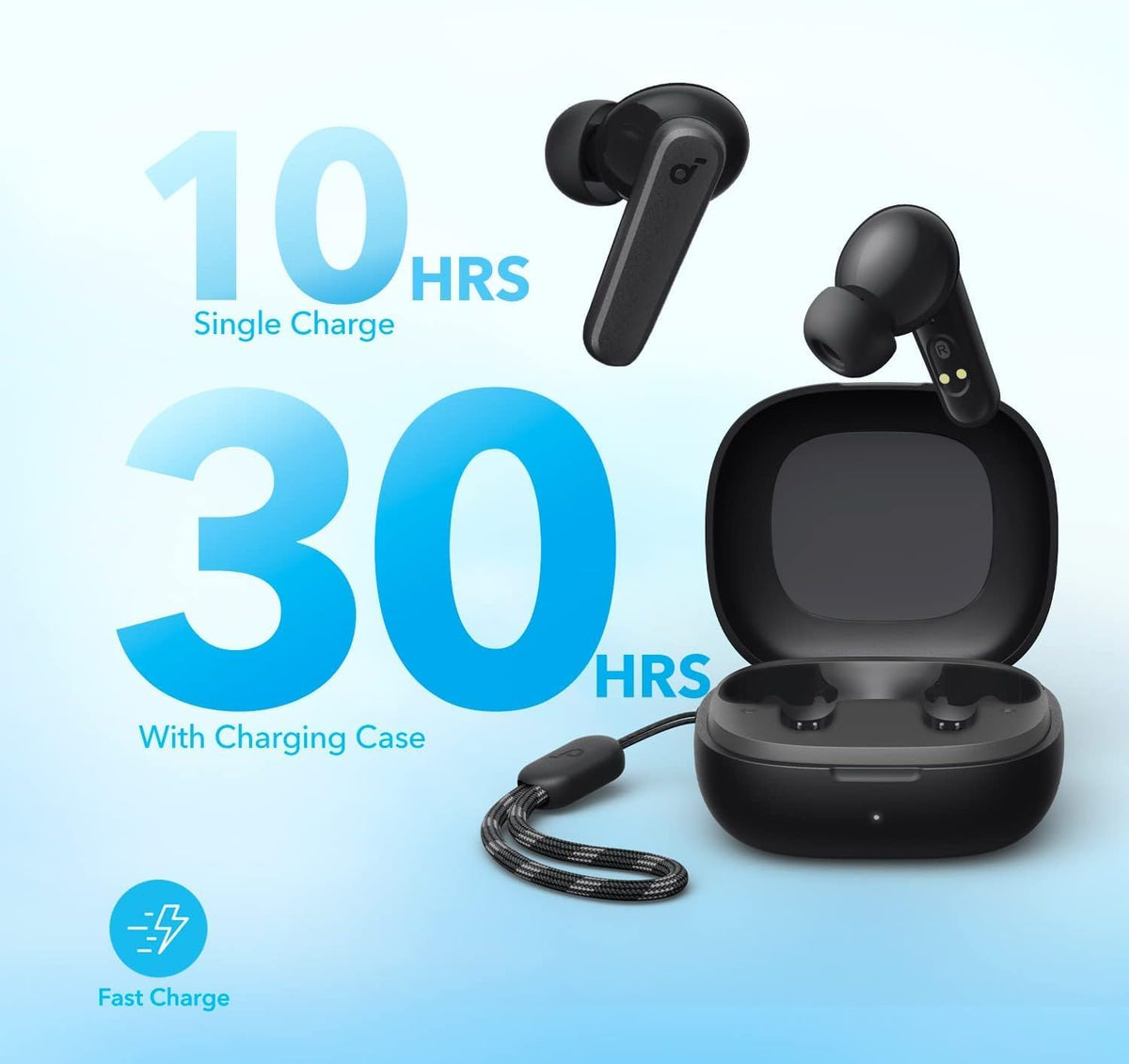 soundcore by Anker P20i True Wireless Earbuds, Black