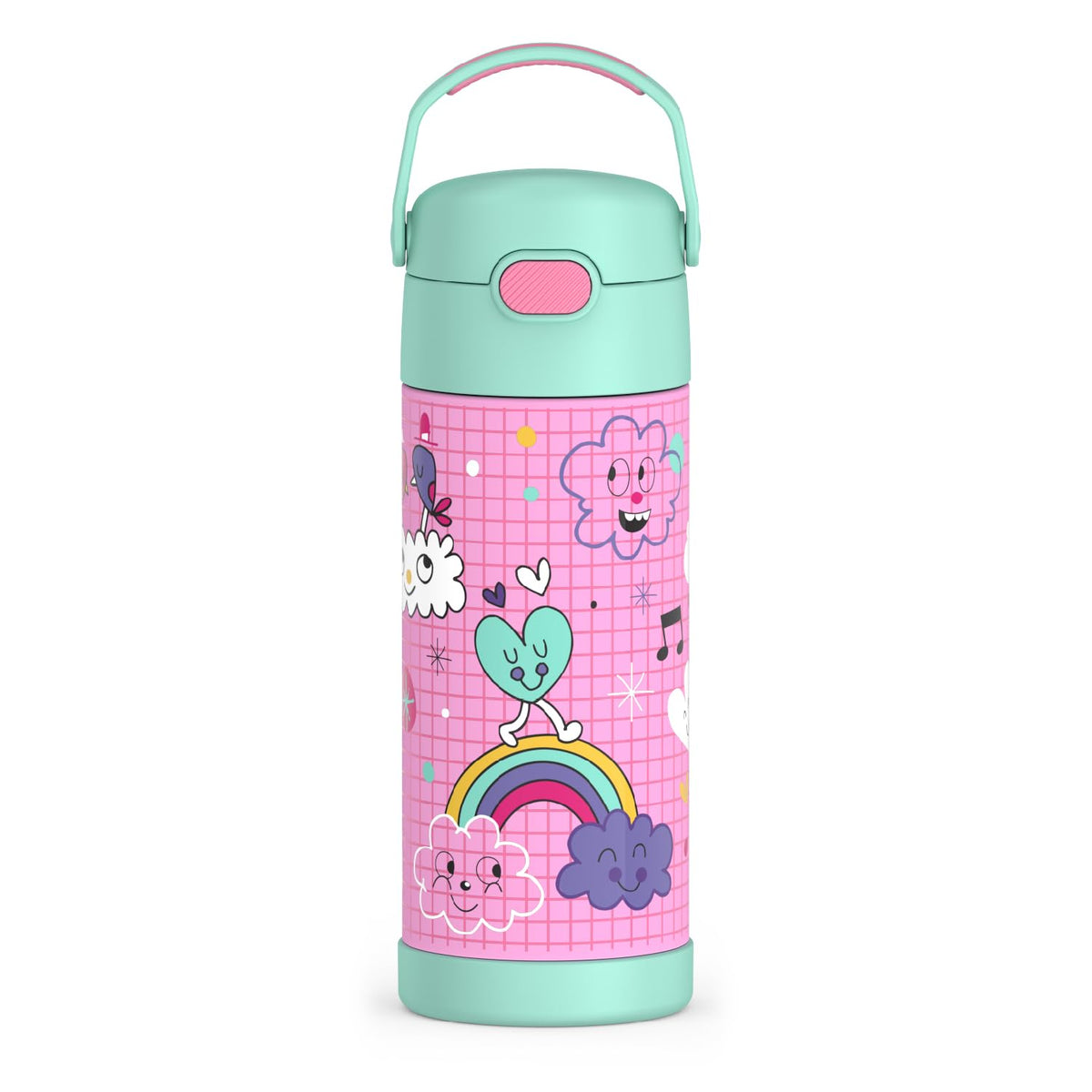 Thermos Funtainer 14 oz Vacuum Insulated Bottle, Sketchbook