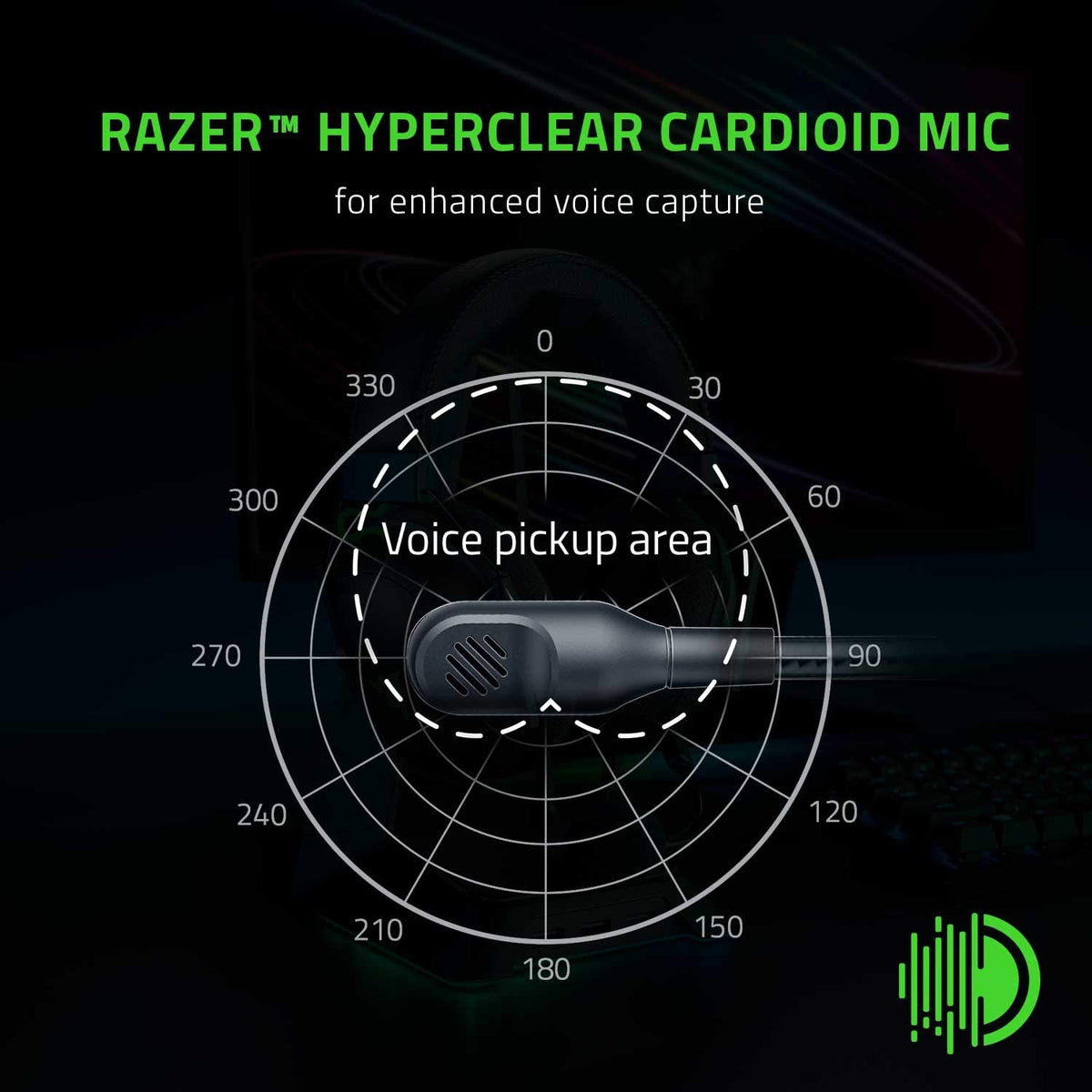 Razer BlackShark V2 X Wired Gaming Headset, Black