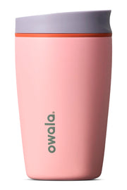 Owala SmoothSip Slider Insulated Coffee Tumbler, 12 oz, Sugar High