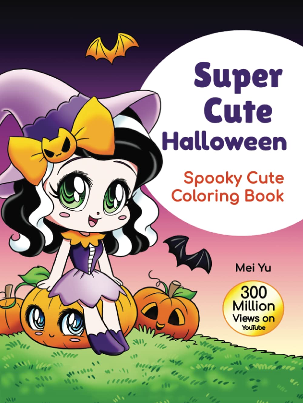 Super Cute Halloween: Spooky Cute Coloring Book (Large Hardcover)