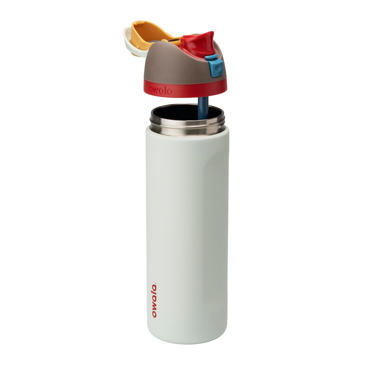 Owala FreeSip Stainless Steel Water Bottle, 24 oz, Boneyard